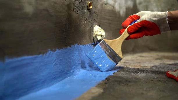 Commercial Emergency Waterproofing project at a Hanover, MD business property by SJ Waterproofing Pros